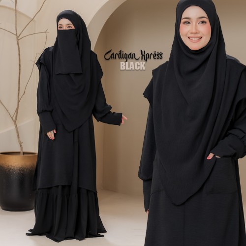 CARDIGAN XPRESS BLACK