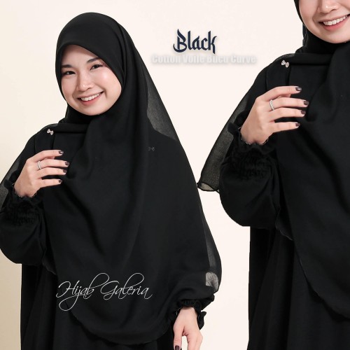 BUCU CURVE PLAIN BLACK