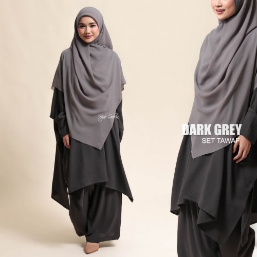 SET TAWAF DARK GREY