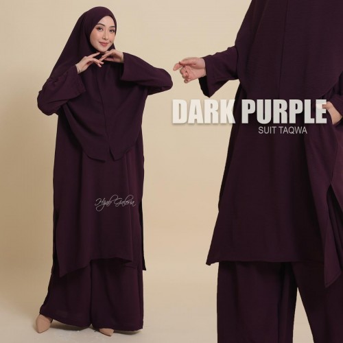 SUIT TAQWA DARK PURPLE