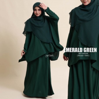 SET DHUHA EMERALD GREEN