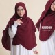 SHAWL LAZY MAROON