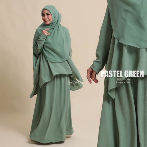 SET DHUHA PASTEL GREEN