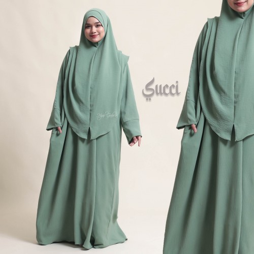 SET SUCCI PASTEL GREEN