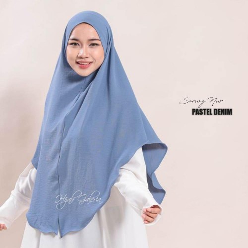 SARUNG NUR PASTEL DENIM