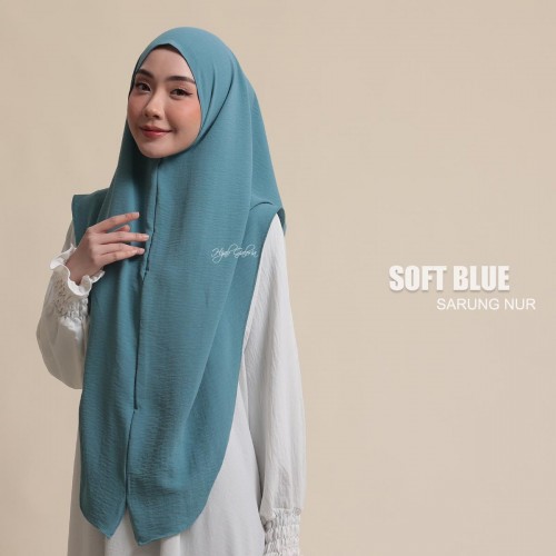 SARUNG NUR SOFT BLUE