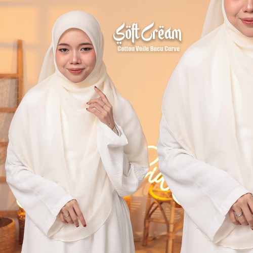 BUCU CURVE PLAIN SOFT CREAM