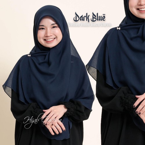 BUCU CURVE PLAIN DARK BLUE