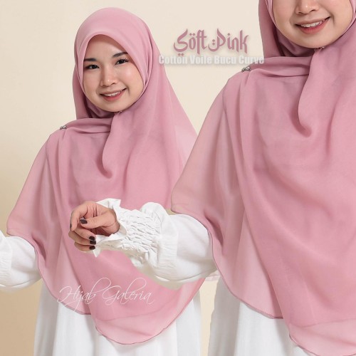 BUCU CURVE PLAIN SOFT PINK